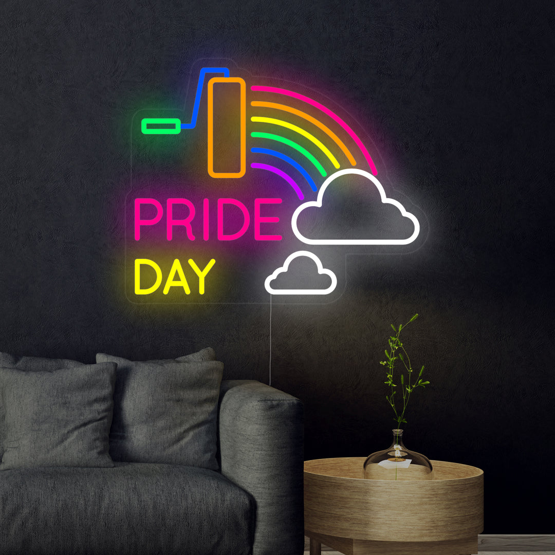 "LGBT, Pride Day, Regenboog" Neon Verlichting