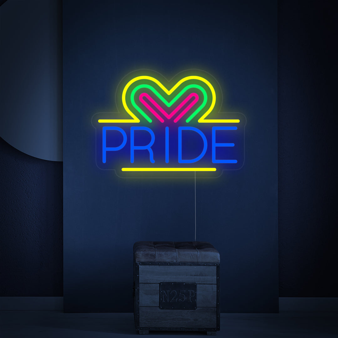 "LGBT, PRIDE, Harten" Neon Verlichting