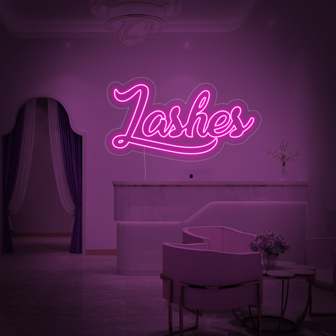 "Lashes" Neon Verlichting