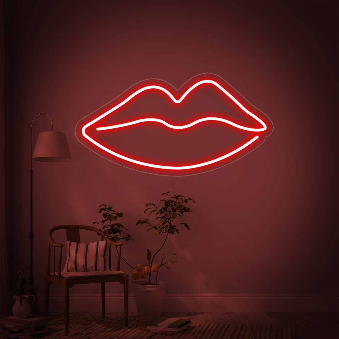 "Lippen" Neon Verlichting