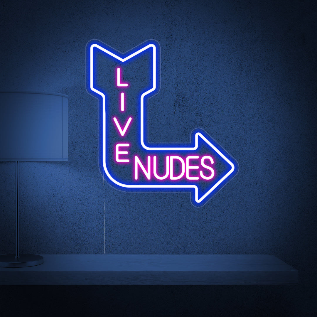 "Live Nudes" Neon Verlichting
