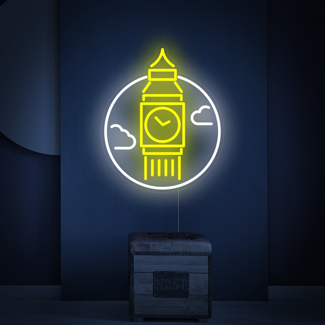"Big Ben In Londen" Neon Verlichting