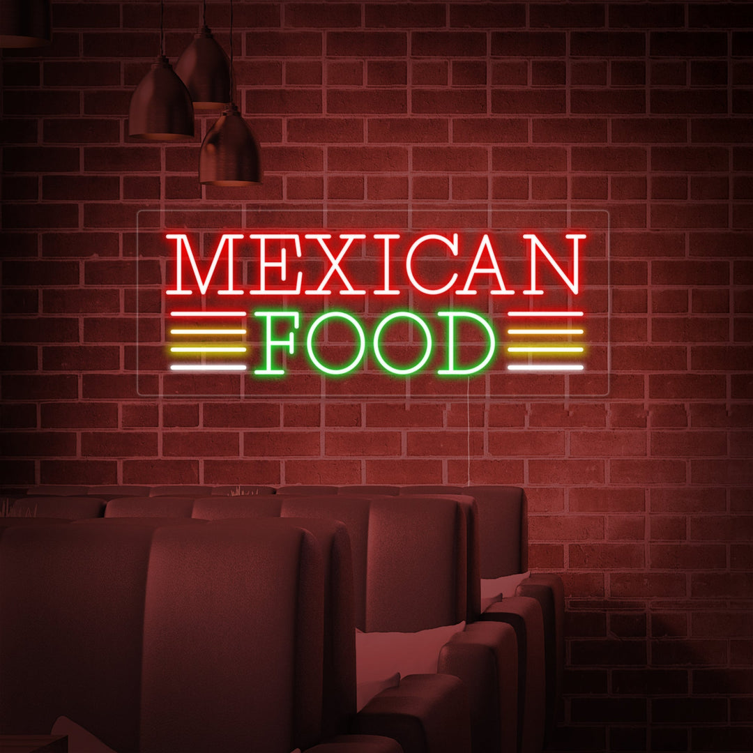 "MEXICAN FOOD" Neon Verlichting