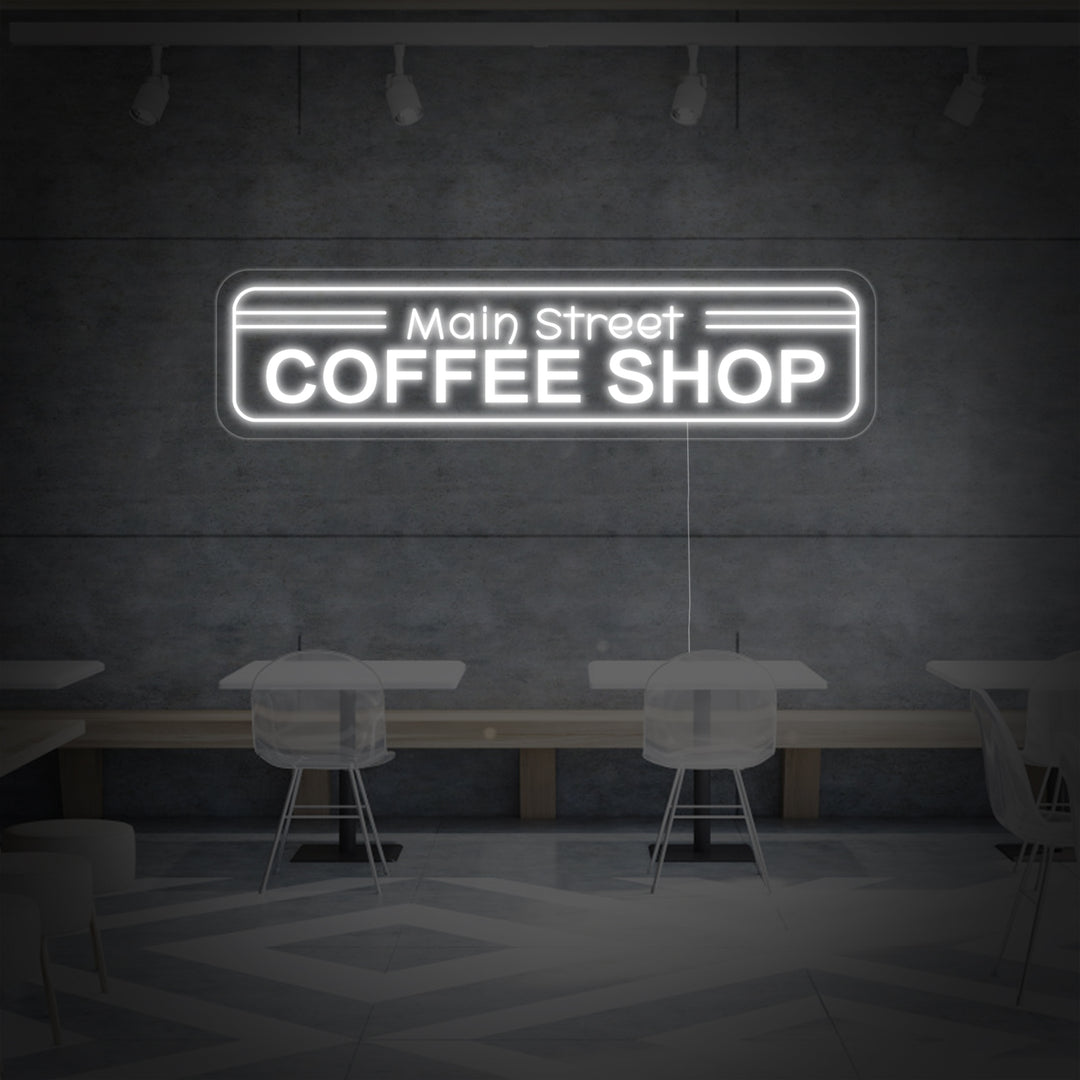 "Main Street Coffee Shop" Neon Verlichting