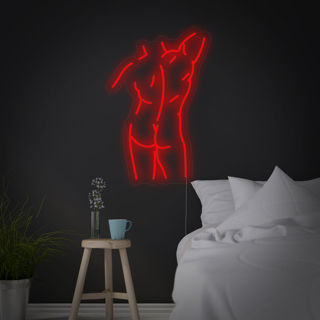 "Mannelijke Man Lichaam" Neon Verlichting