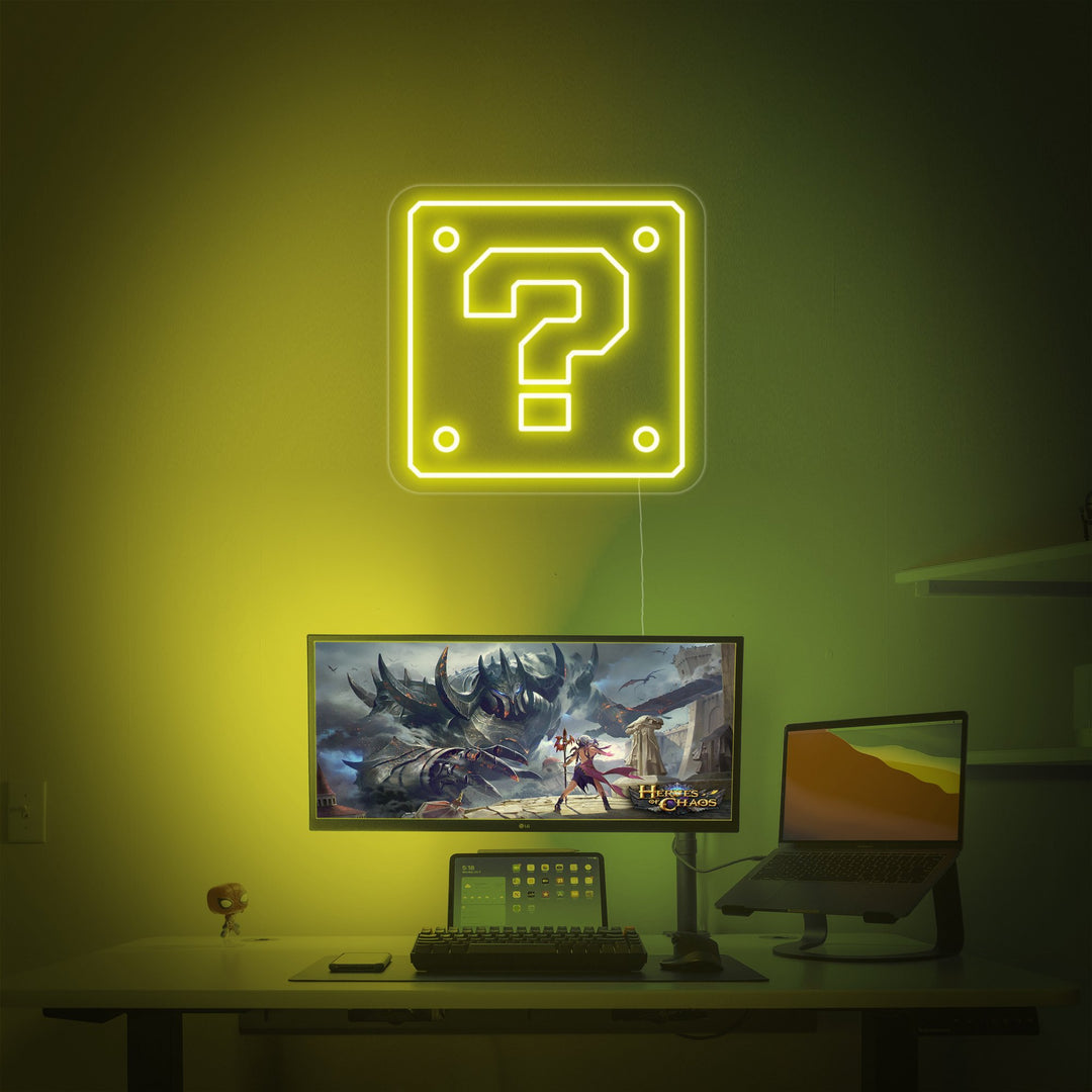 "Mysteriedoos" Neon Verlichting