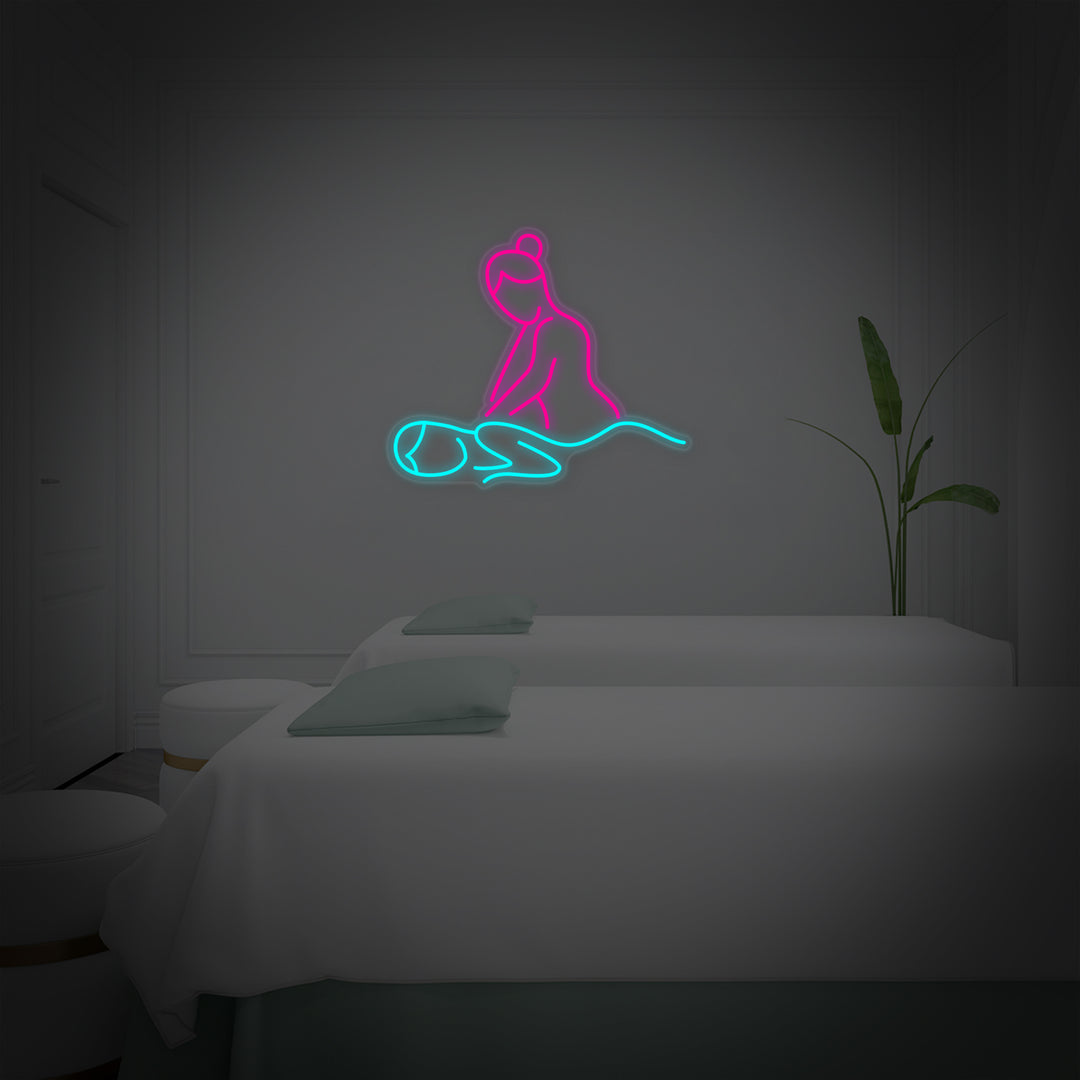 "Thaise Massage En Huidverzorging" Neon Verlichting
