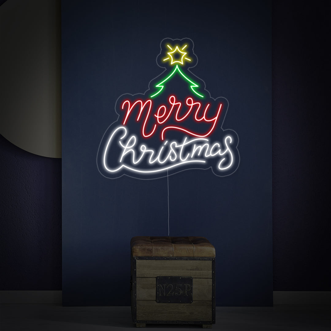 "Merry Christmas" Neon Verlichting