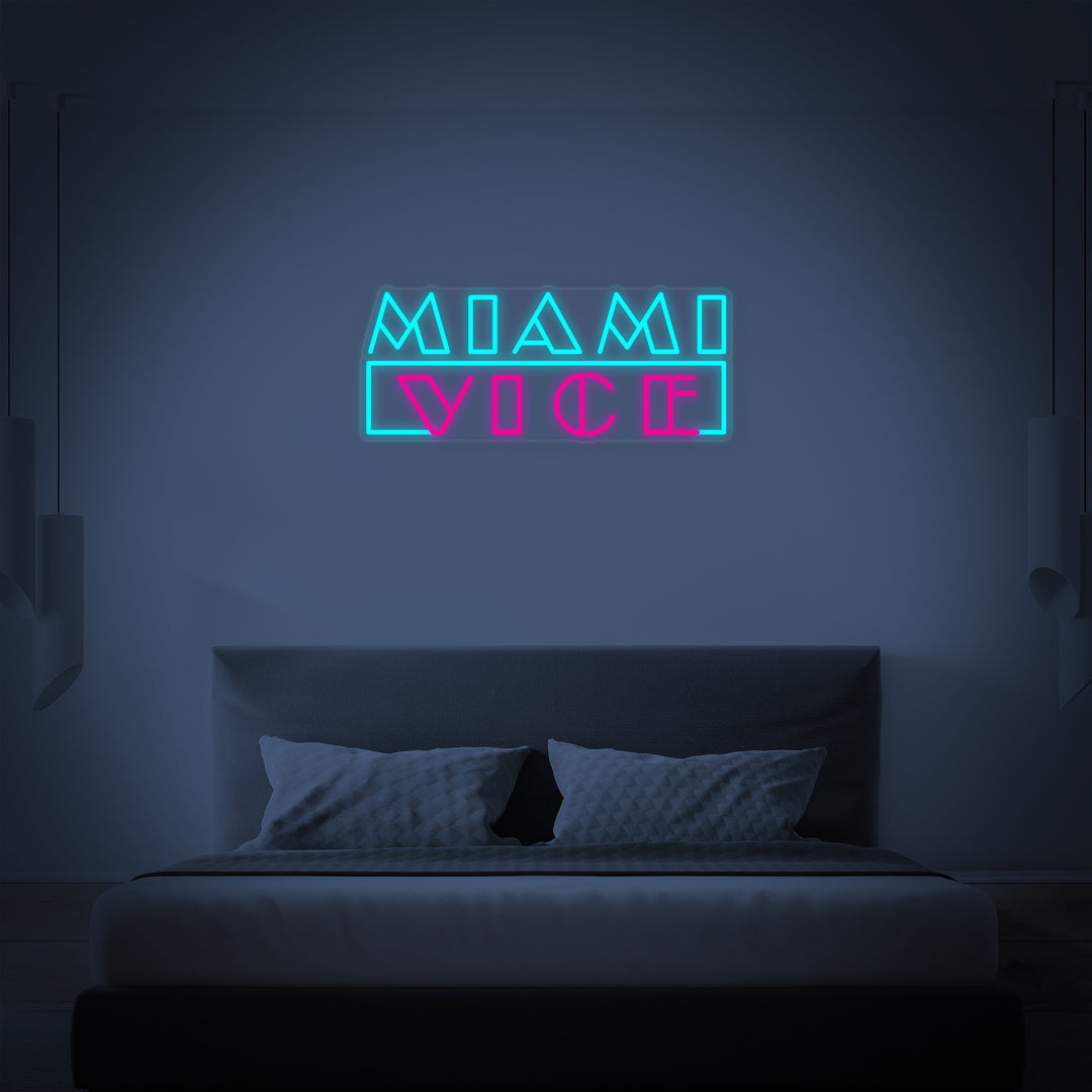 "Miami Televisieserie" Neon Verlichting