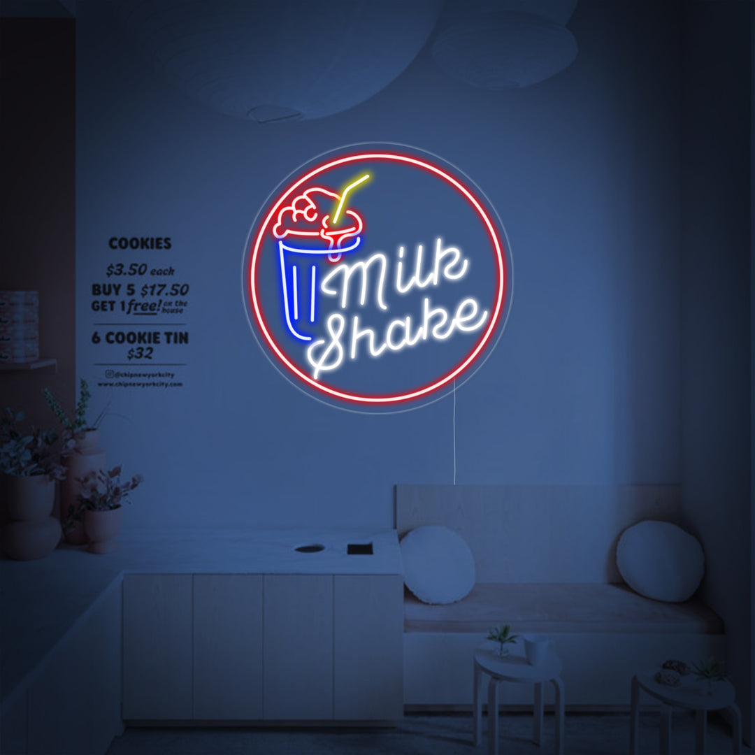 "Milk Shake" Neon Verlichting