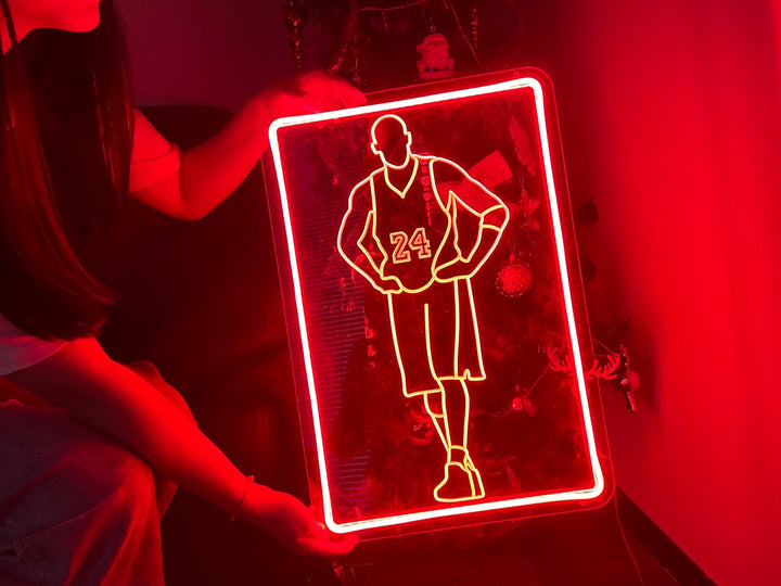 "Sport- En Fitnessgym" Miniatuur Neonbord