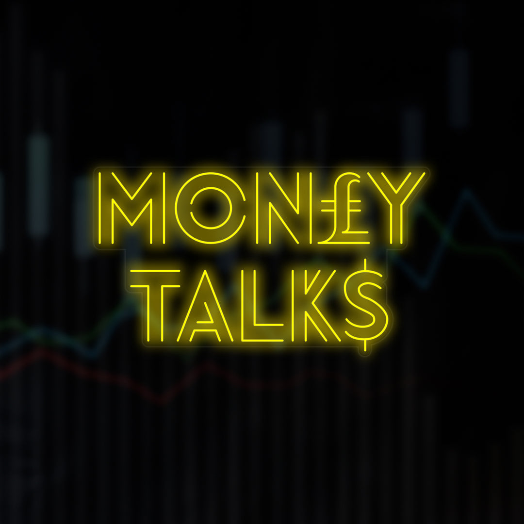 "Money Talks" Neon Verlichting