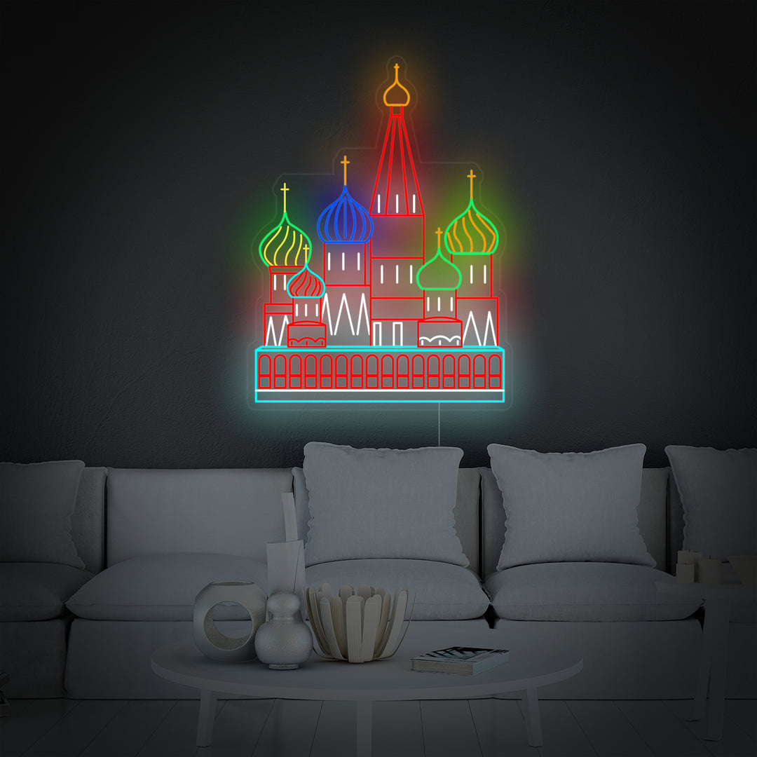"Moskou Kremlin" Neon Verlichting