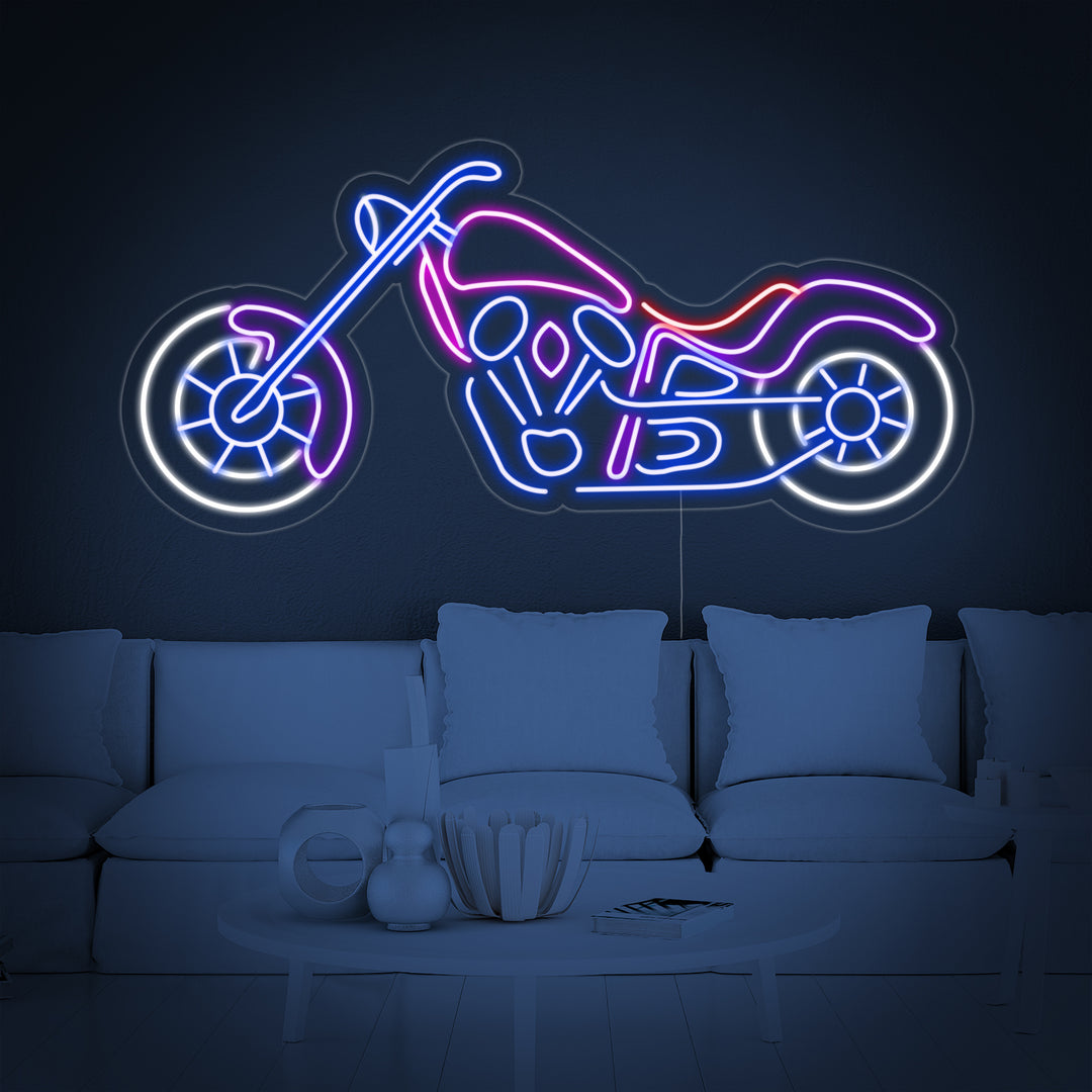 "Motorfiets" Neon Verlichting