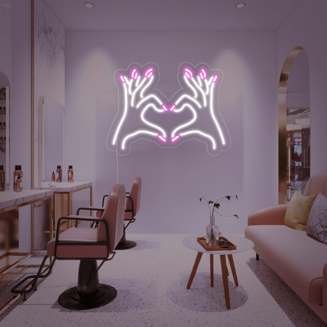 "Nagelsalon" Neon Verlichting