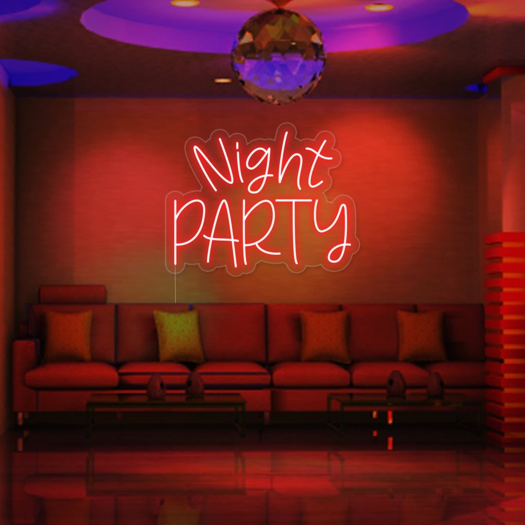 "Night Party" Neon Verlichting