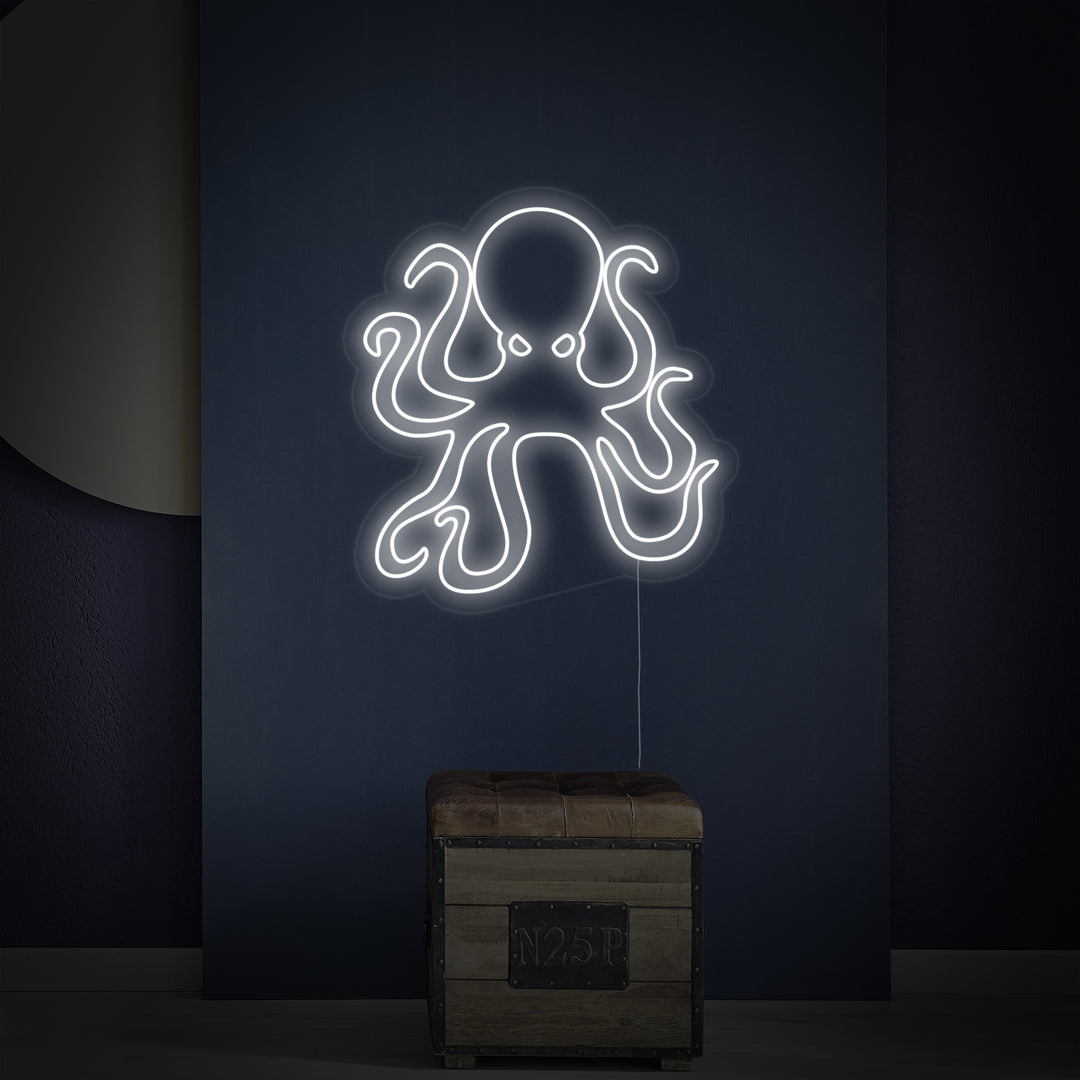 "Octopus Restaurant Zeedier" Neon Verlichting