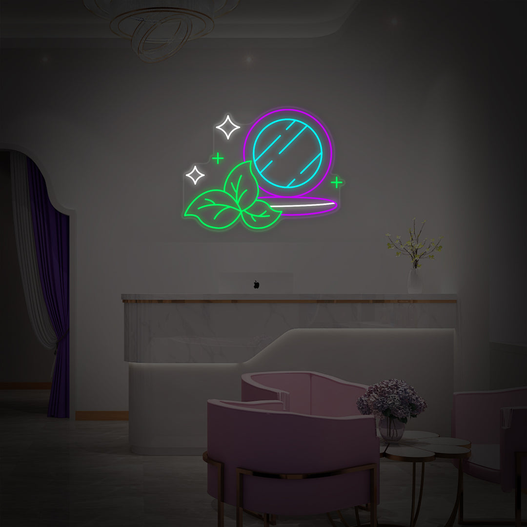 "Make-Up, Schoonheid En Cosmeticawinkel" Neon Verlichting