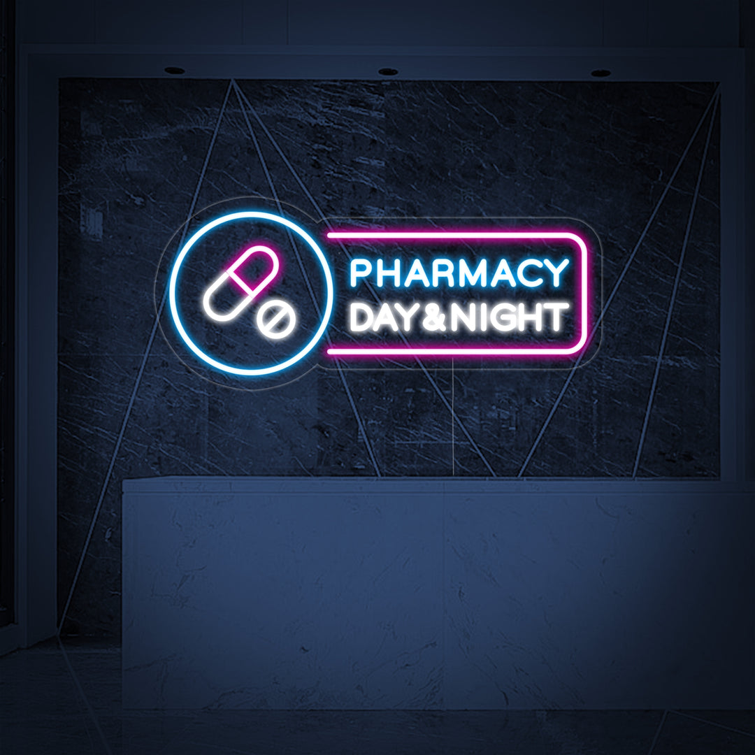 "Pharmacy Day Night" Neon Verlichting