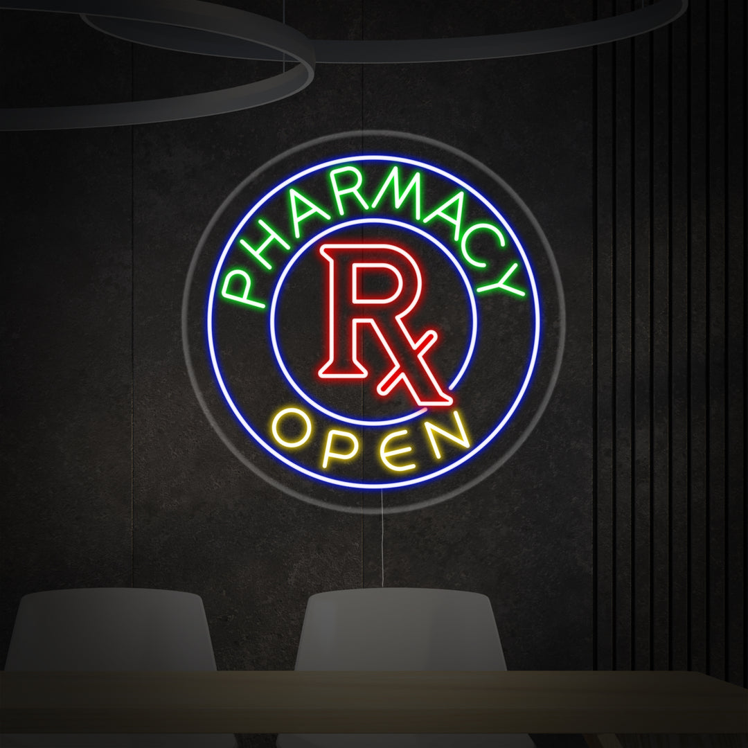 "Pharmacy Open" Neon Verlichting