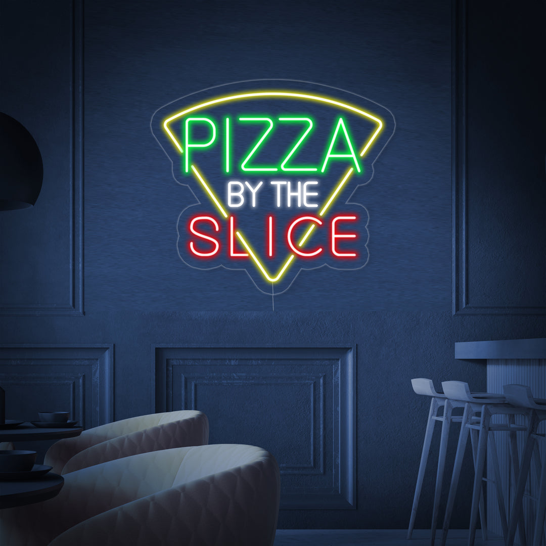 "Pizza By The Slice" Neon Verlichting