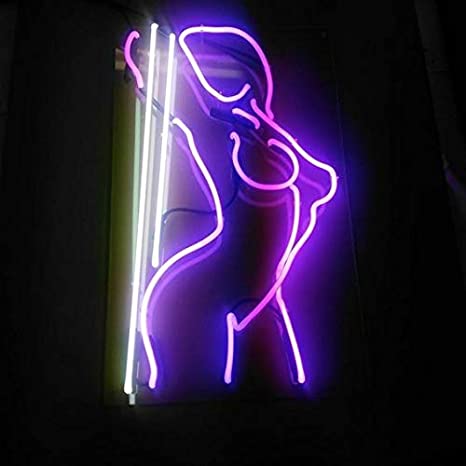 "Paaldans Meisje" Neon Verlichting