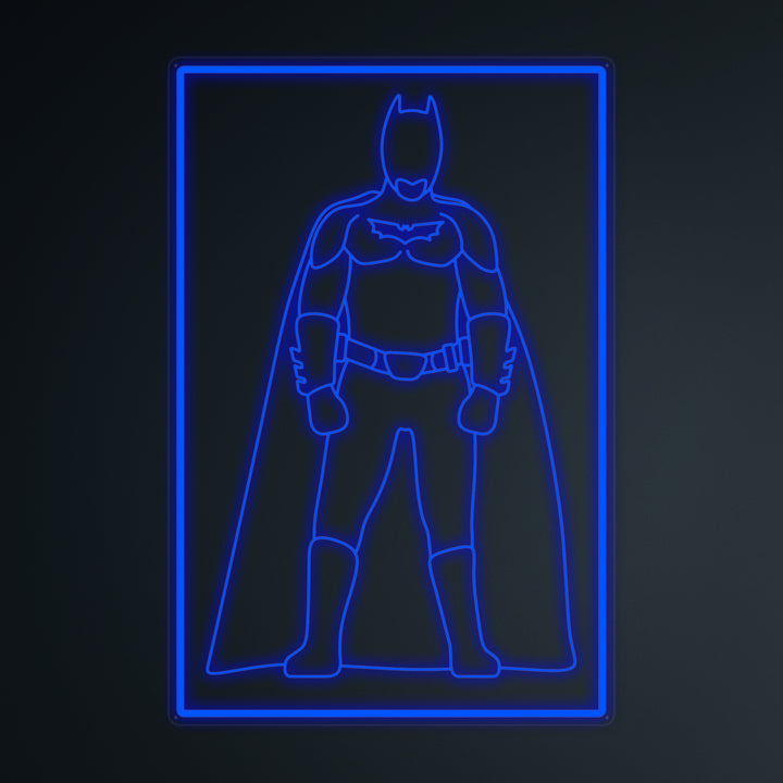 "Popcultuur Vleermuis Soldaat" Miniatuur Neonbord