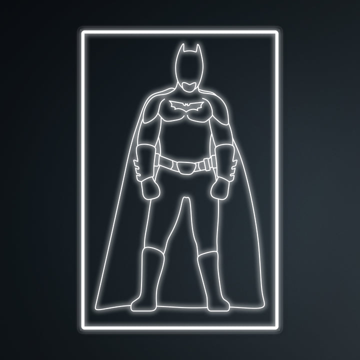 "Popcultuur Vleermuis Soldaat" Miniatuur Neonbord