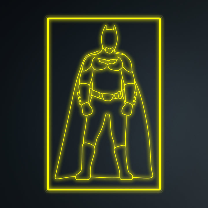 "Popcultuur Vleermuis Soldaat" Miniatuur Neonbord