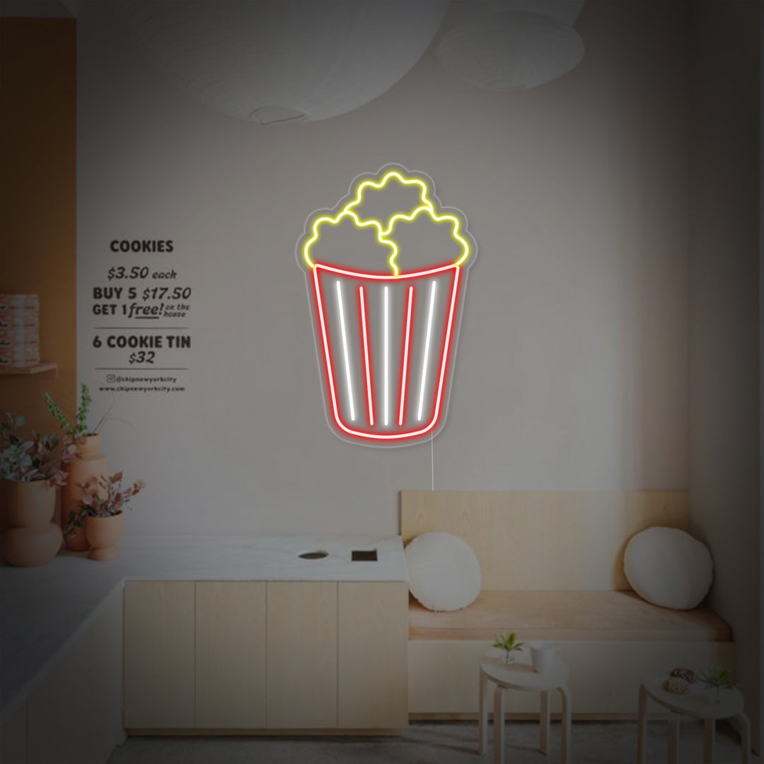 "Popcorn" Neon Verlichting