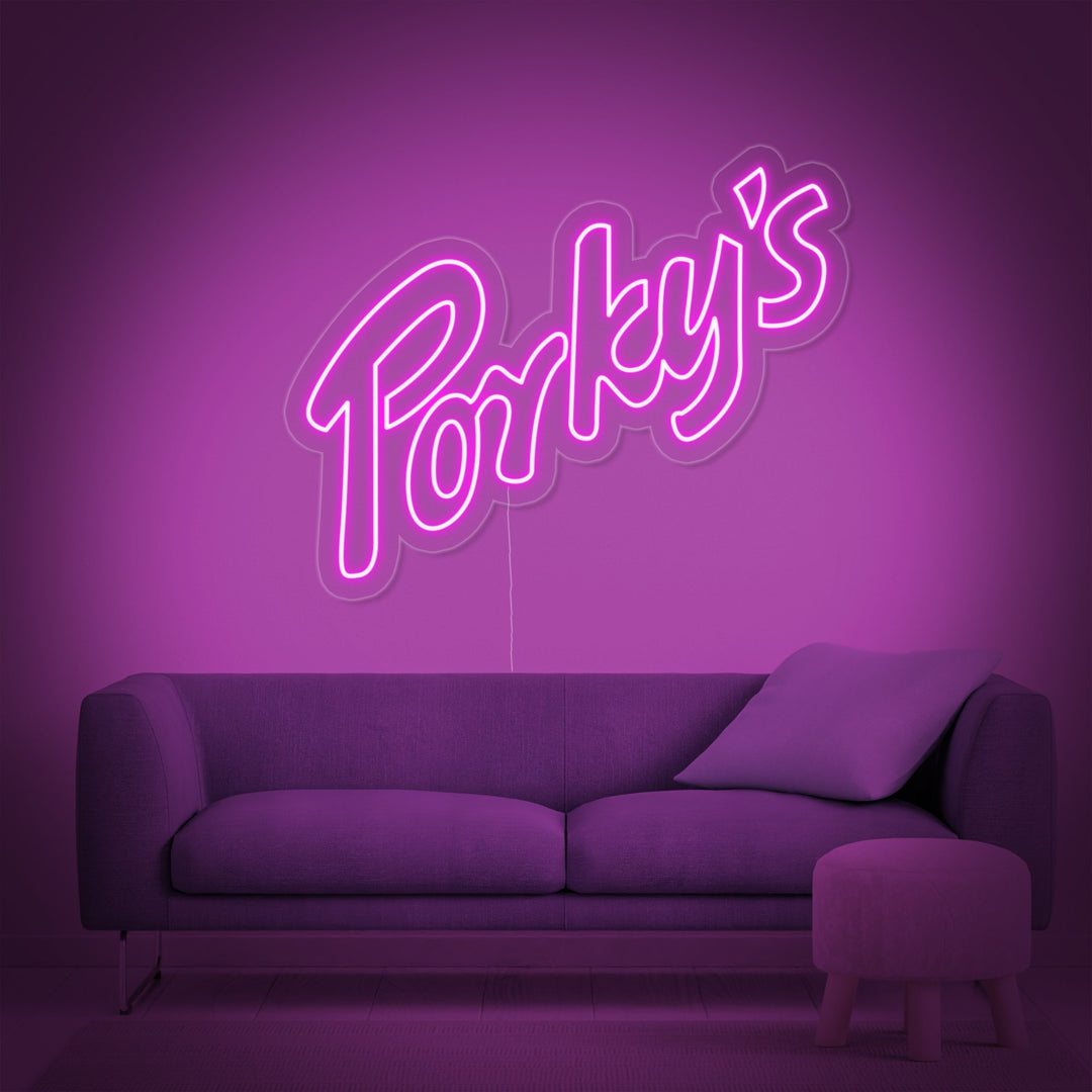 "Porky" Neon Verlichting