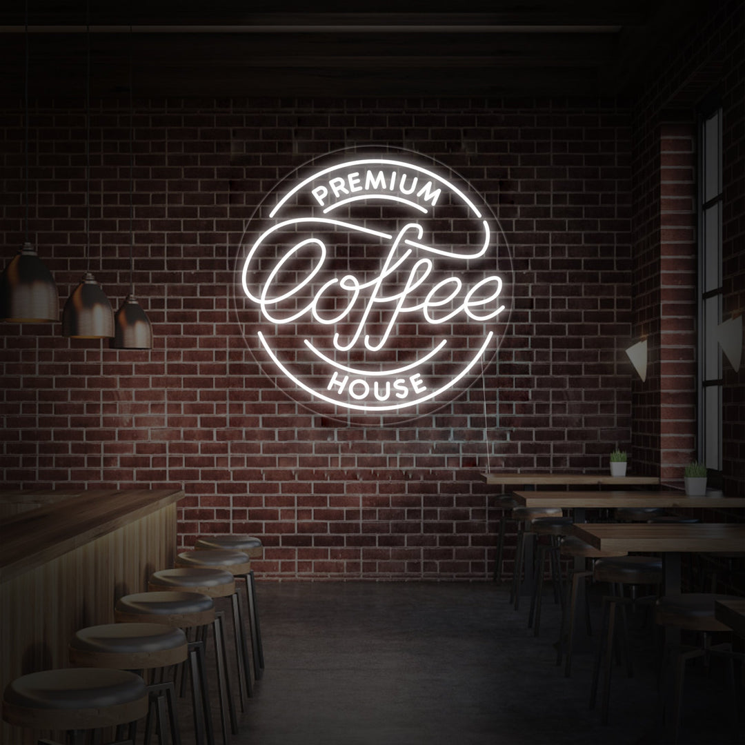 "Premium Coffee House" Neon Verlichting