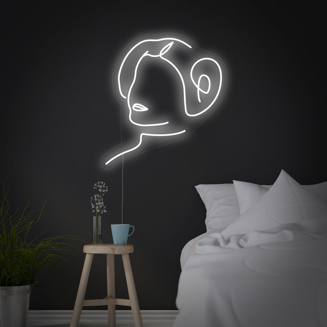 "Prinses Leia" Neon Verlichting