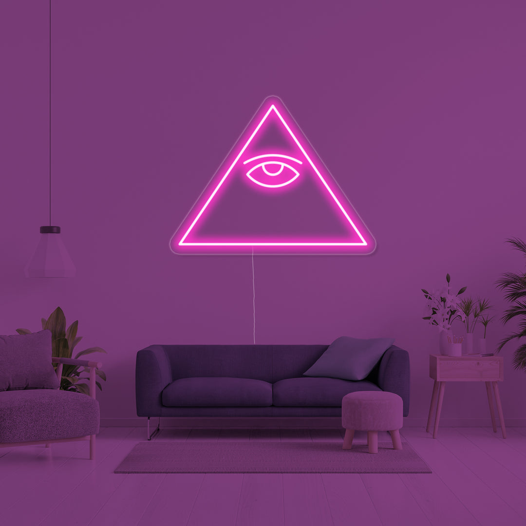 "Helderziende Oog" Neon Verlichting