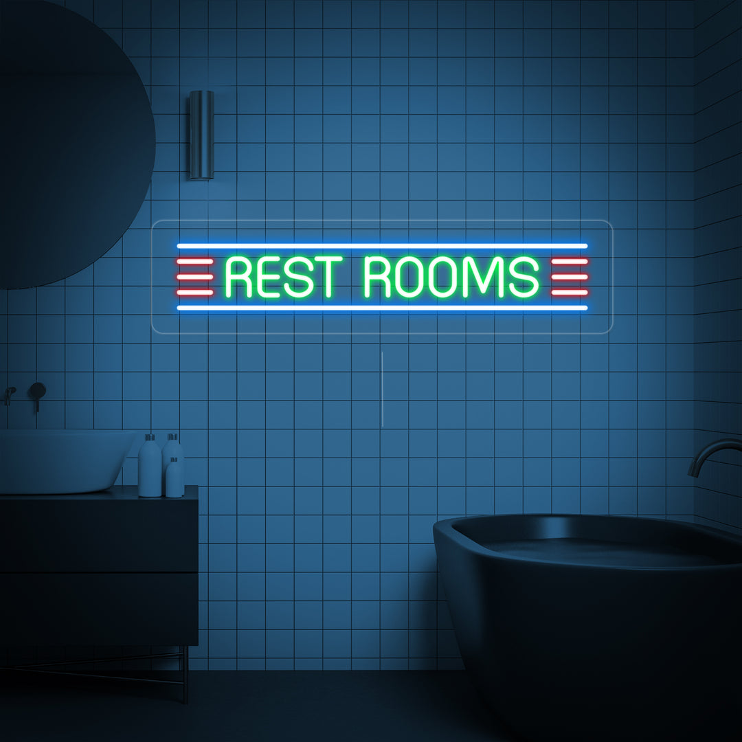 "Restroom" Neon Verlichting