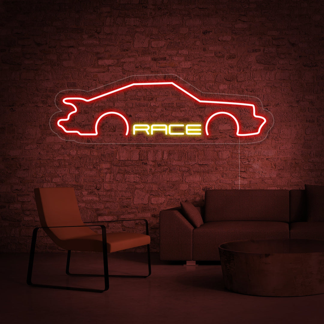 "Auto, Race" Neon Verlichting