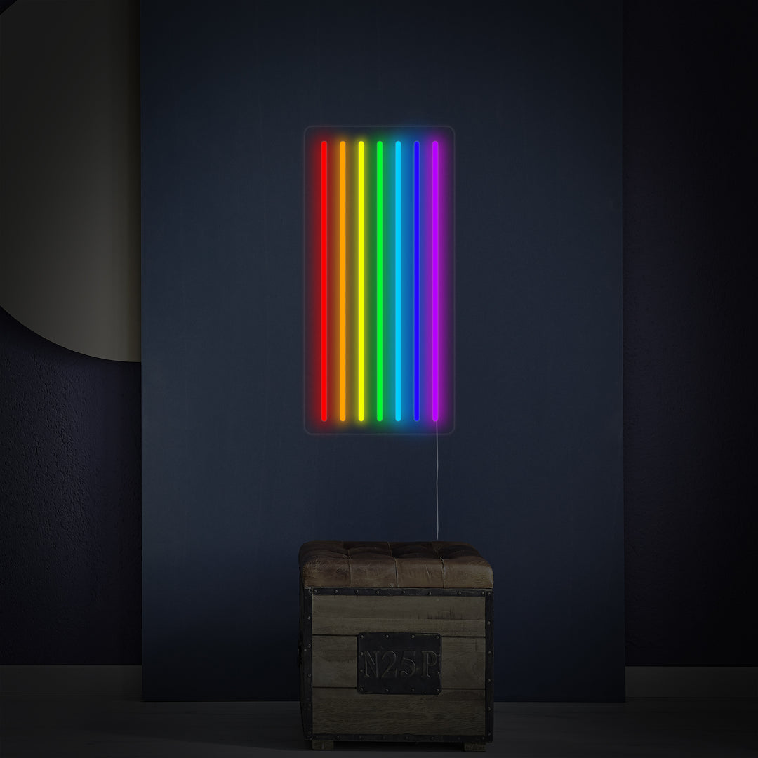 "Regenboogvlag Lgbt-Trots Uniek" Neon Verlichting