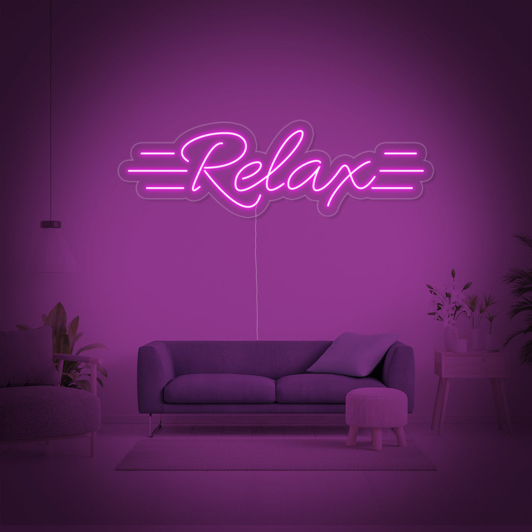 "Relax" Neon Verlichting