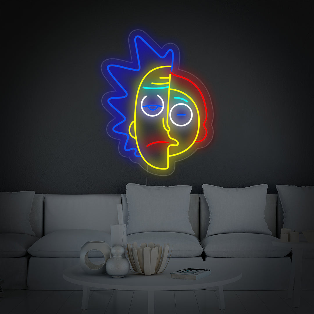 "Rick En Morty" Neon Verlichting