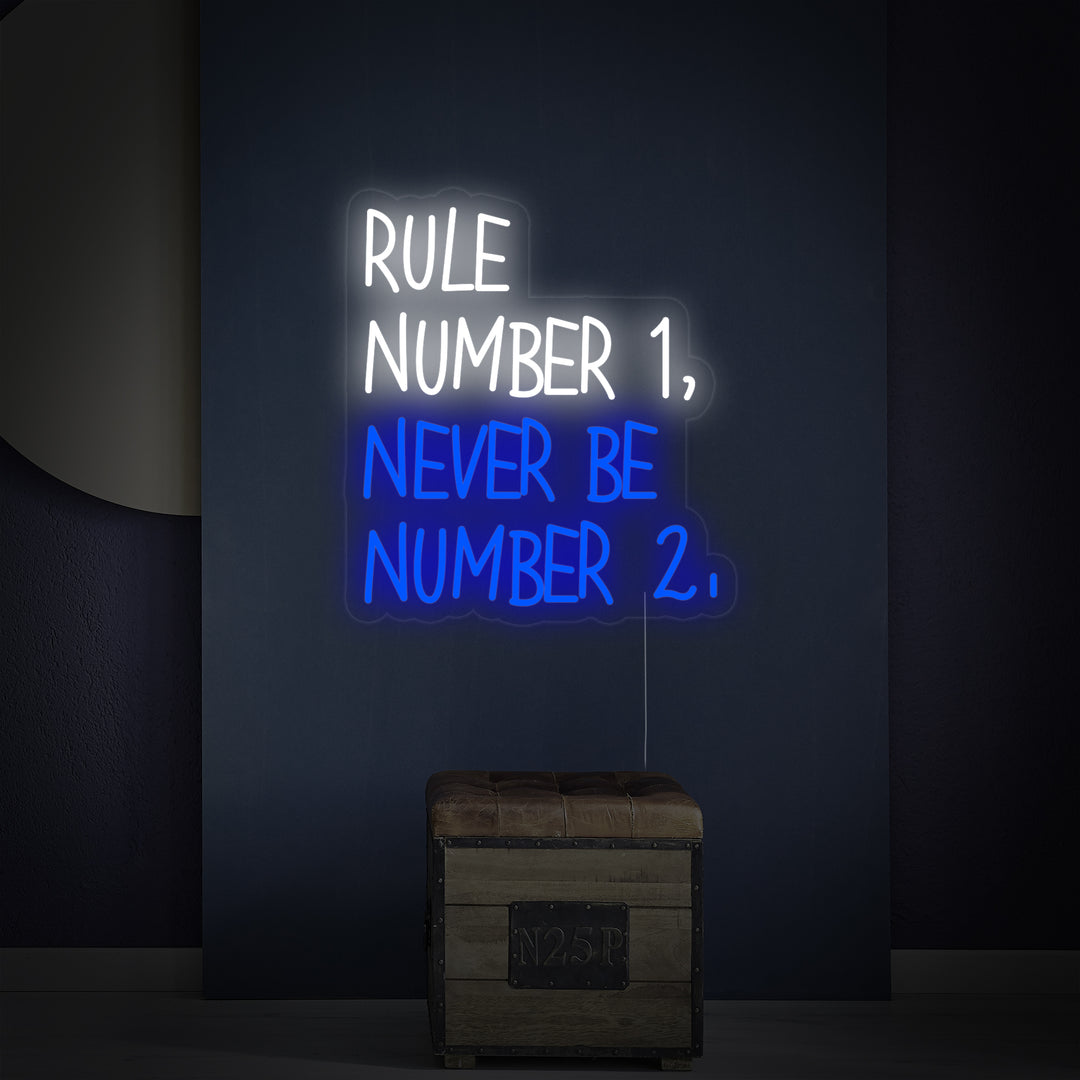 "Rule Number" Neon Verlichting