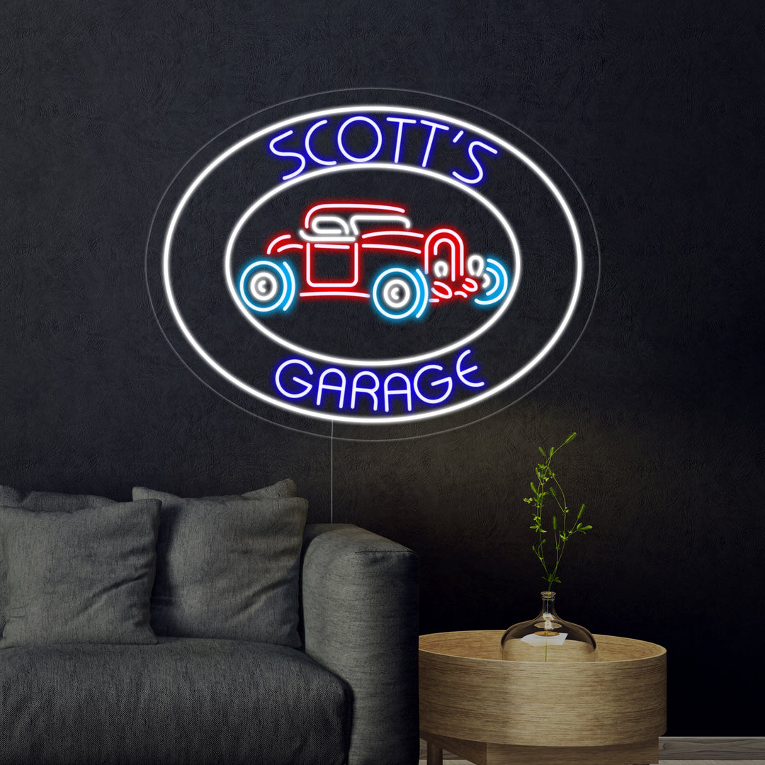 "Scotts Garage" Neon Verlichting
