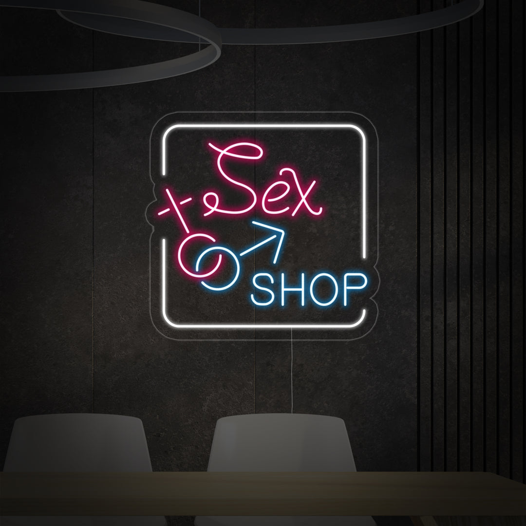 "Sex Shop" Neon Verlichting