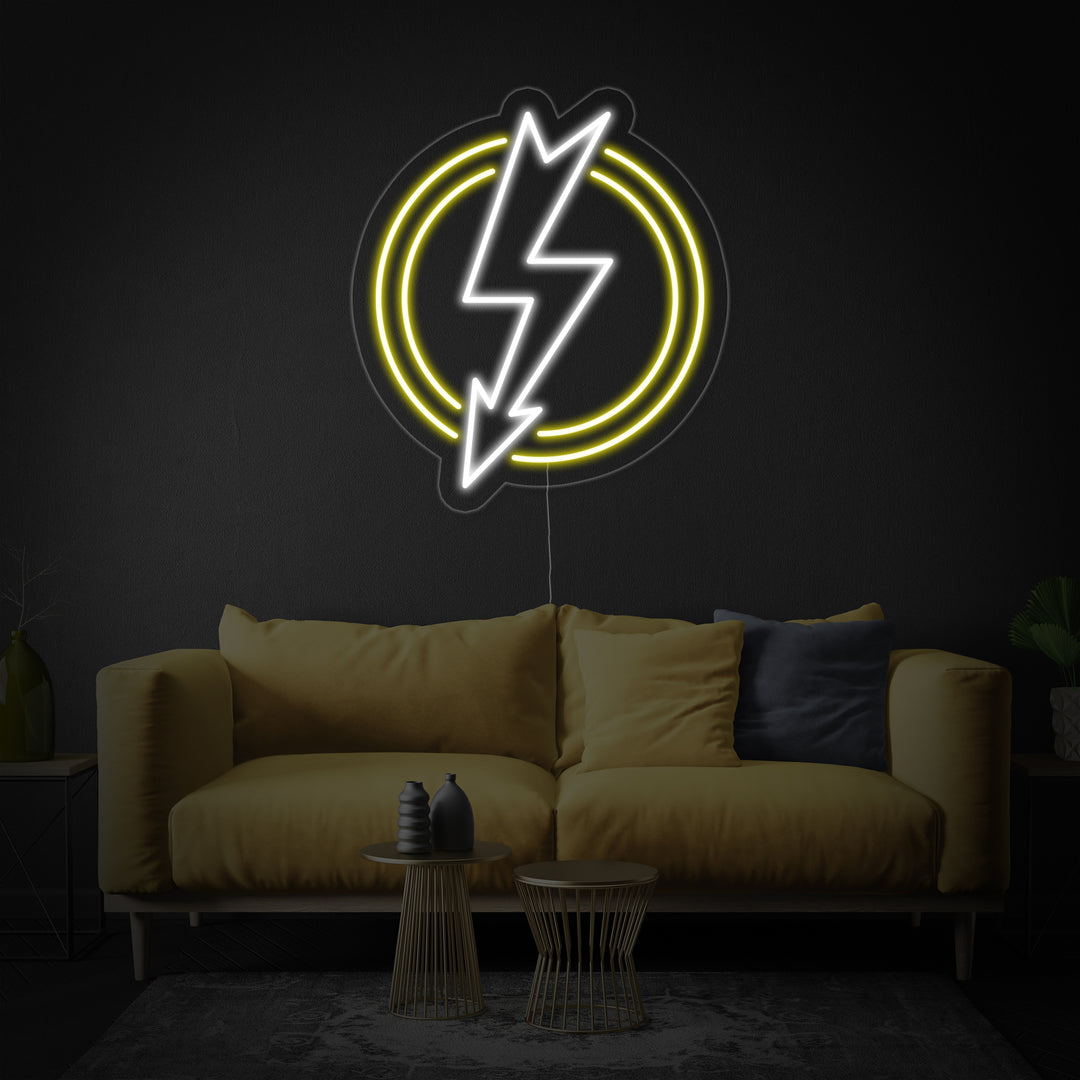 "Bliksemschicht" Neon Verlichting