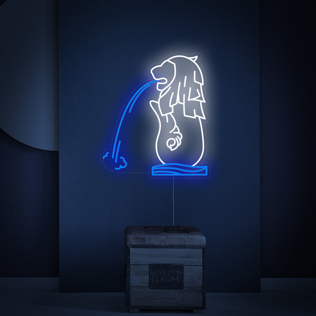 "Singapore Merlion" Neon Verlichting