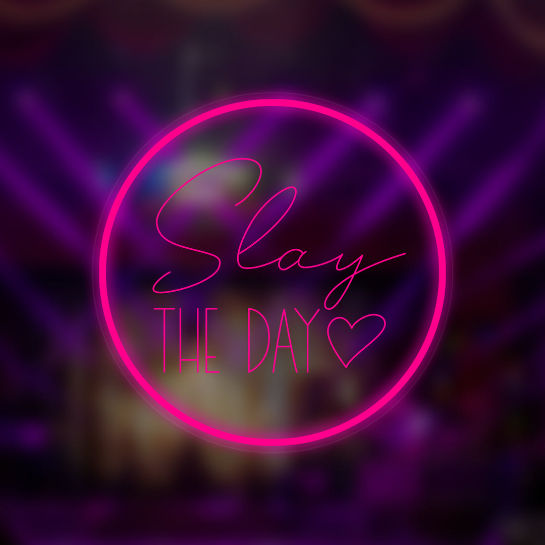 "Slay The Day" Mini Neon Verlichting
