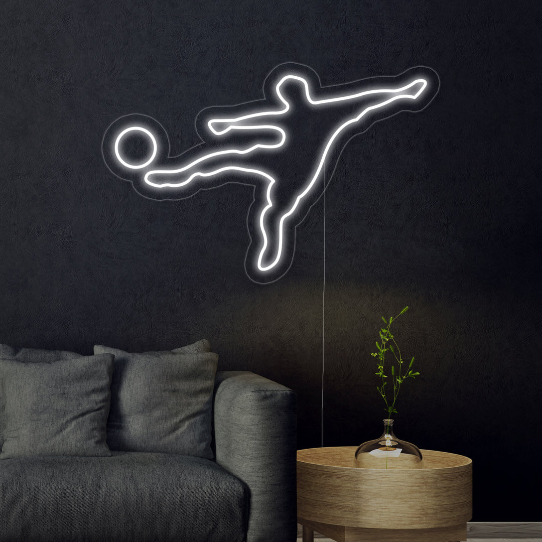 "Voetballer" Neon Verlichting