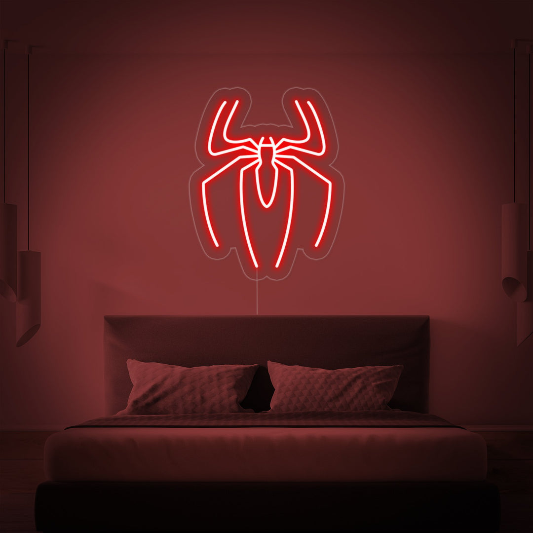 "Rode Spiderman" Neon Verlichting