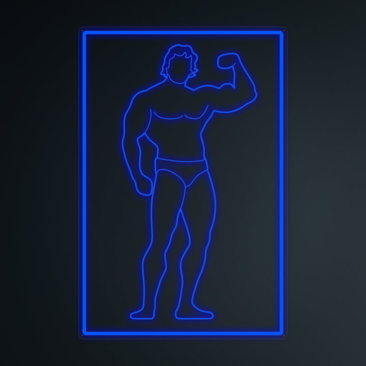"Sport- En Fitnessgym" Miniatuur Neonbord