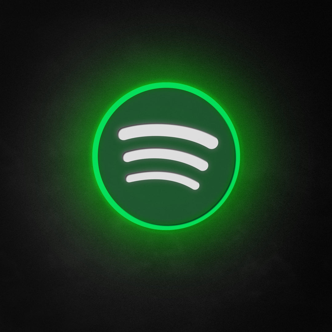 "Spotify -logo" Neon Like