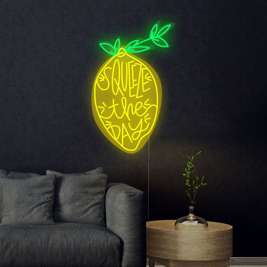 "Squeeze the Day" Neon Verlichting